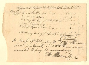 Pay Order for "General Assembly" - Connecticut Revolutionary War Bonds